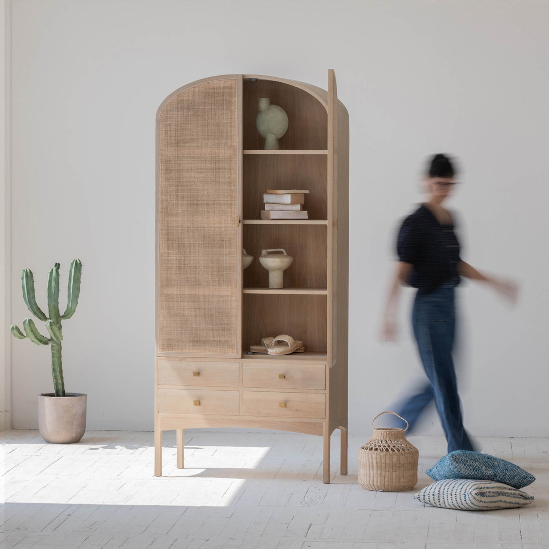 Arco Tall Cabinet - elegant cabinet for any room | Image 2 | InSTYLE Home & Rugs