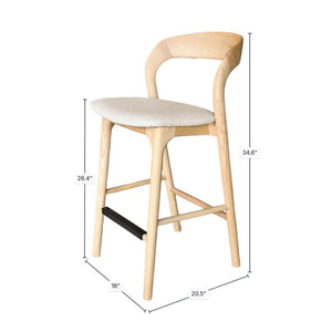 Rotondo Counter Stool - ergonomic design for comfort | Image 3 | InSTYLE Home & Rugs