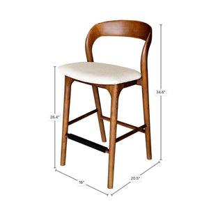Rotondo Counter Stool - sleek stools for kitchen bars | Image 3 | InSTYLE Home & Rugs