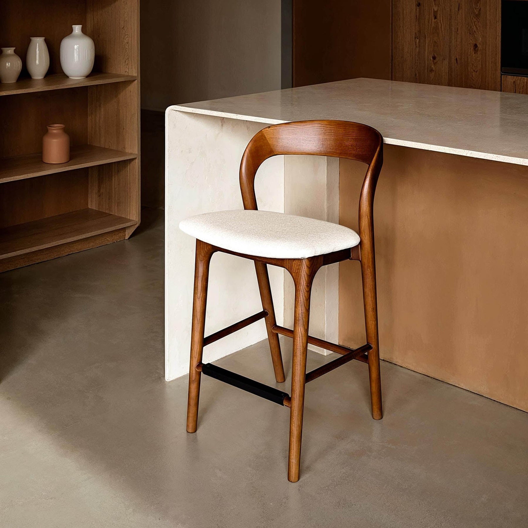 Rotondo Counter Stool - ergonomic design for comfort | Image 2 | InSTYLE Home & Rugs