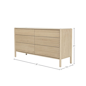 Runway 6 Drawer Dresser - functional dresser for any room | Image 3 | InSTYLE Home & Rugs