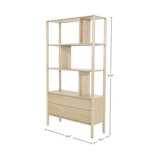 Runway Bookcase - spacious bookcases for organizing and displaying your books | Image 3 | InSTYLE Home & Rugs