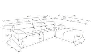 Rex Sectional - customizable to fit your space and seating needs | Image 13 | InSTYLE Home & Rugs