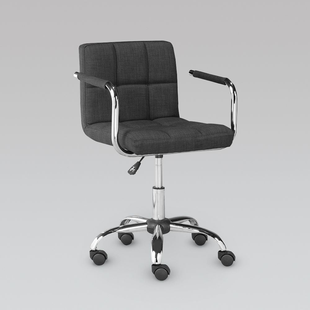 Selena Arm Office Chair GY-OC-813 Grey FB - maximize your workspace comfort and efficiency | Image 1 | InSTYLE Home & Rugs