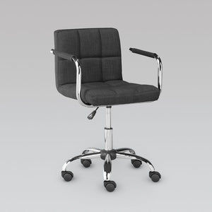 Selena Arm Office Chair GY-OC-813 Grey FB - maximize your workspace comfort and efficiency | Image 2 | InSTYLE Home & Rugs