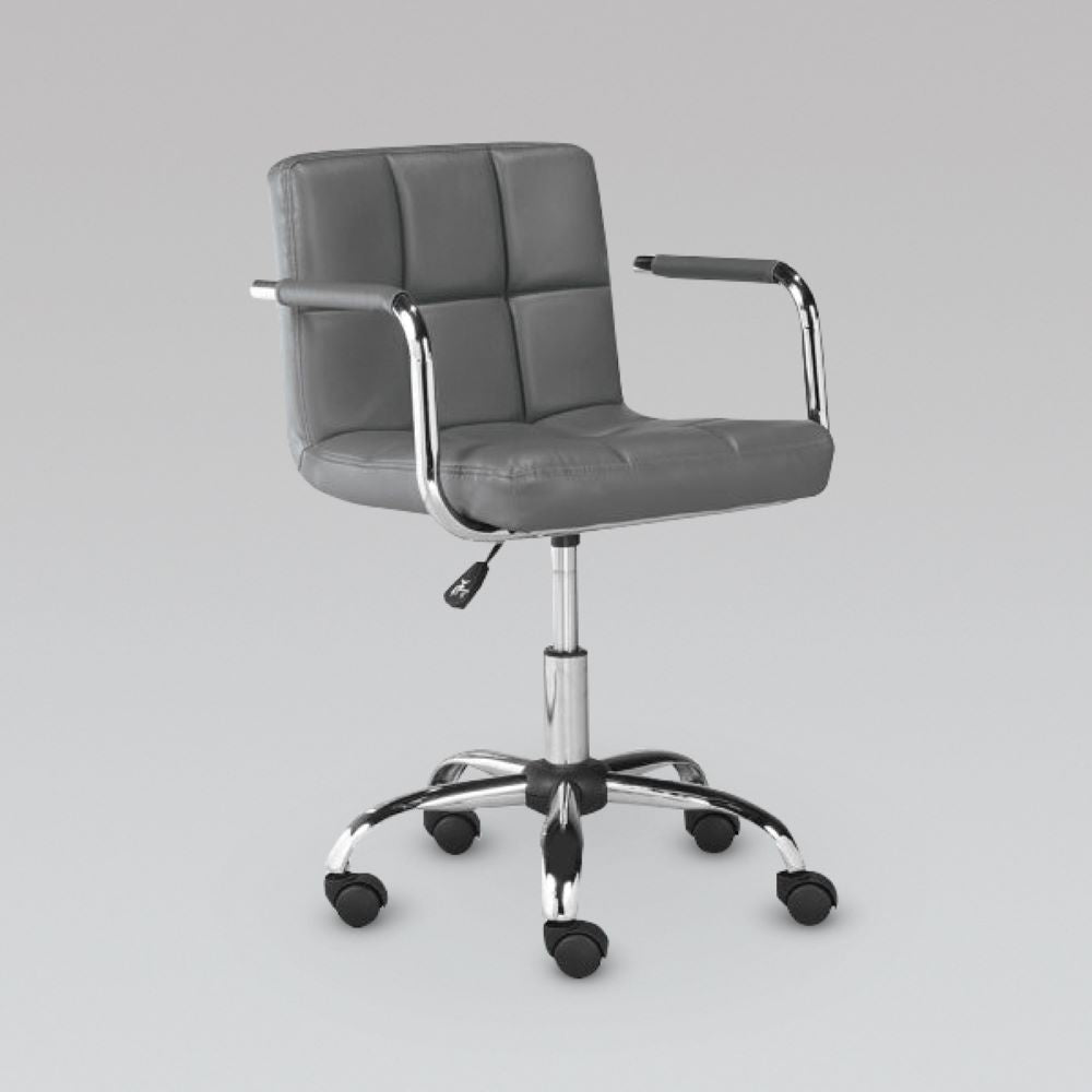 Selena Arm Office Chair GY-OC-813 Black PU - maximize your workspace comfort and efficiency | Image 1 | InSTYLE Home & Rugs