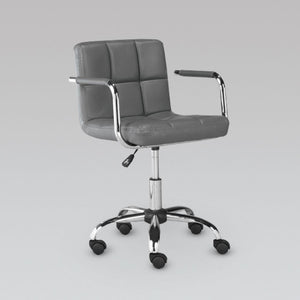 Selena Arm Office Chair GY-OC-813 Black PU - maximize your workspace comfort and efficiency | Image 2 | InSTYLE Home & Rugs