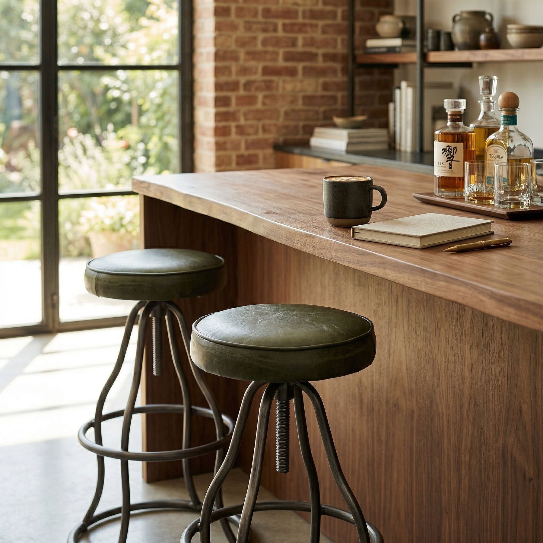 Bowie Stool - compact and stylish design | Image 2 | InSTYLE Home & Rugs