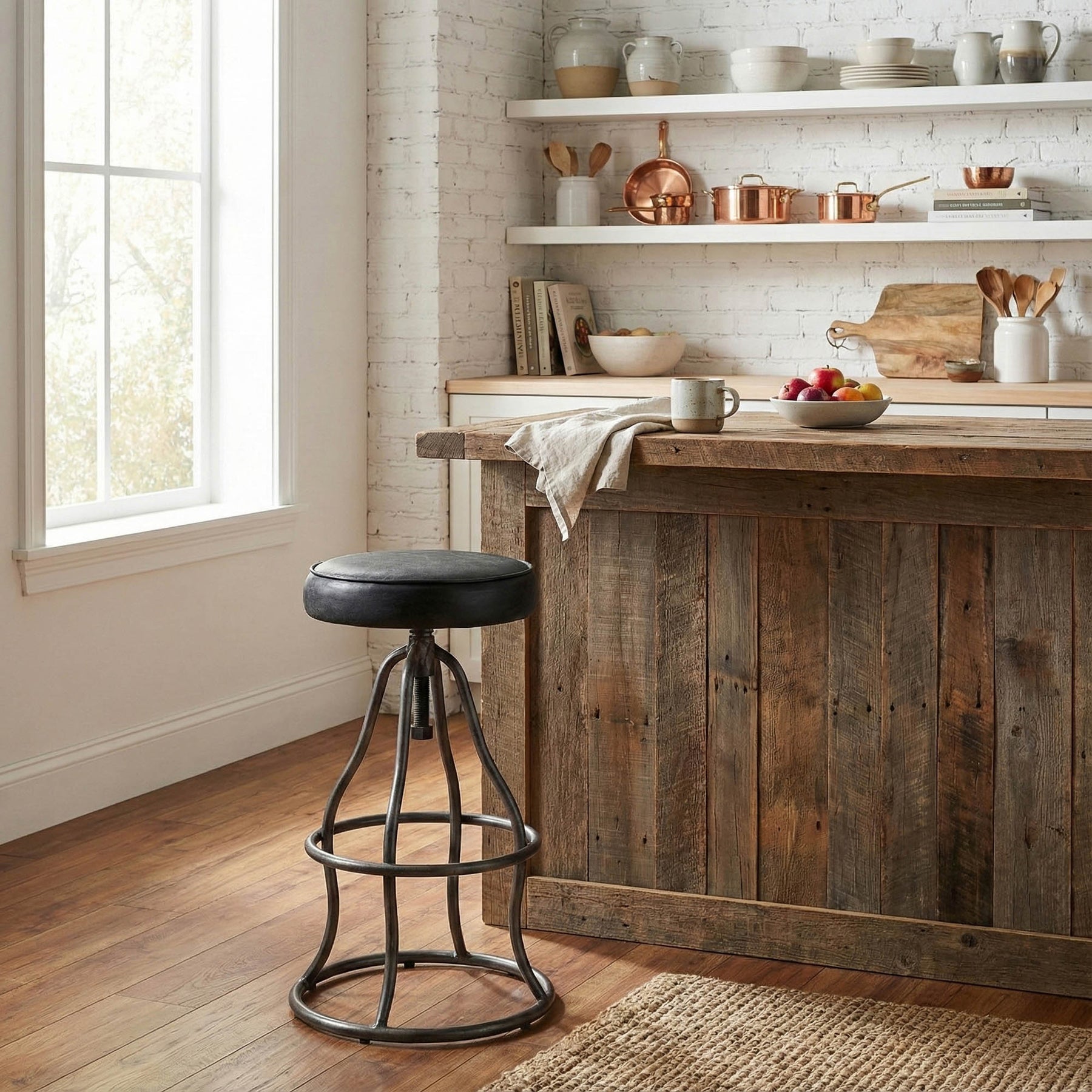 Bowie Stool - compact and stylish design | Image 2 | InSTYLE Home & Rugs