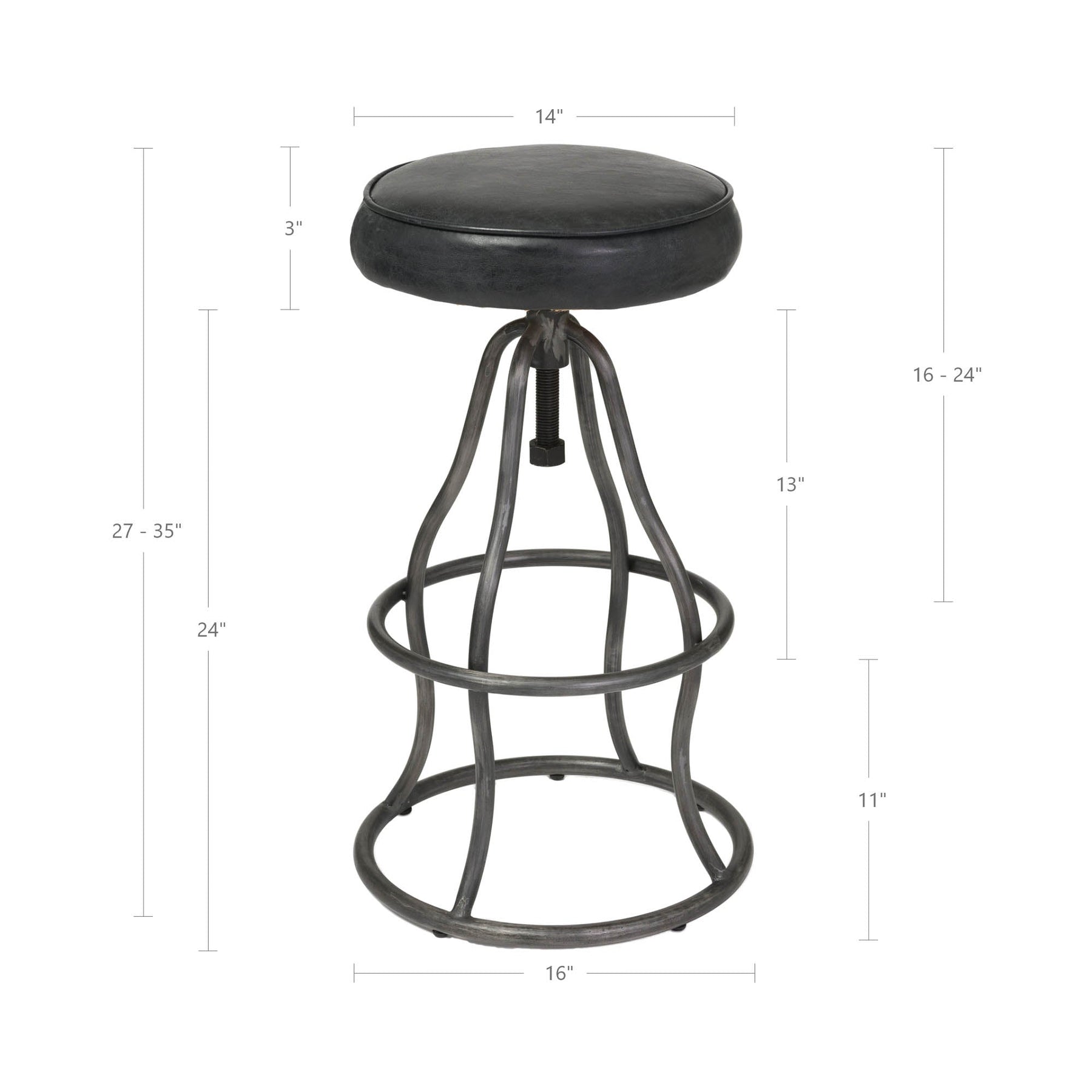 Bowie Stool - compact and stylish design | Image 2 | InSTYLE Home & Rugs