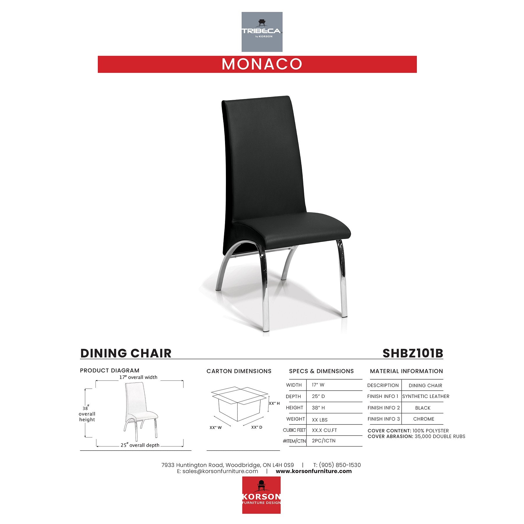 Monaco Dining Chair - elegant seating for dining areas | Image 2 | InSTYLE Home & Rugs