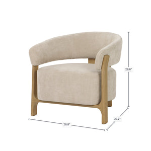 Harlow Club Chair - durable construction for long-lasting use | Image 3 | InSTYLE Home & Rugs
