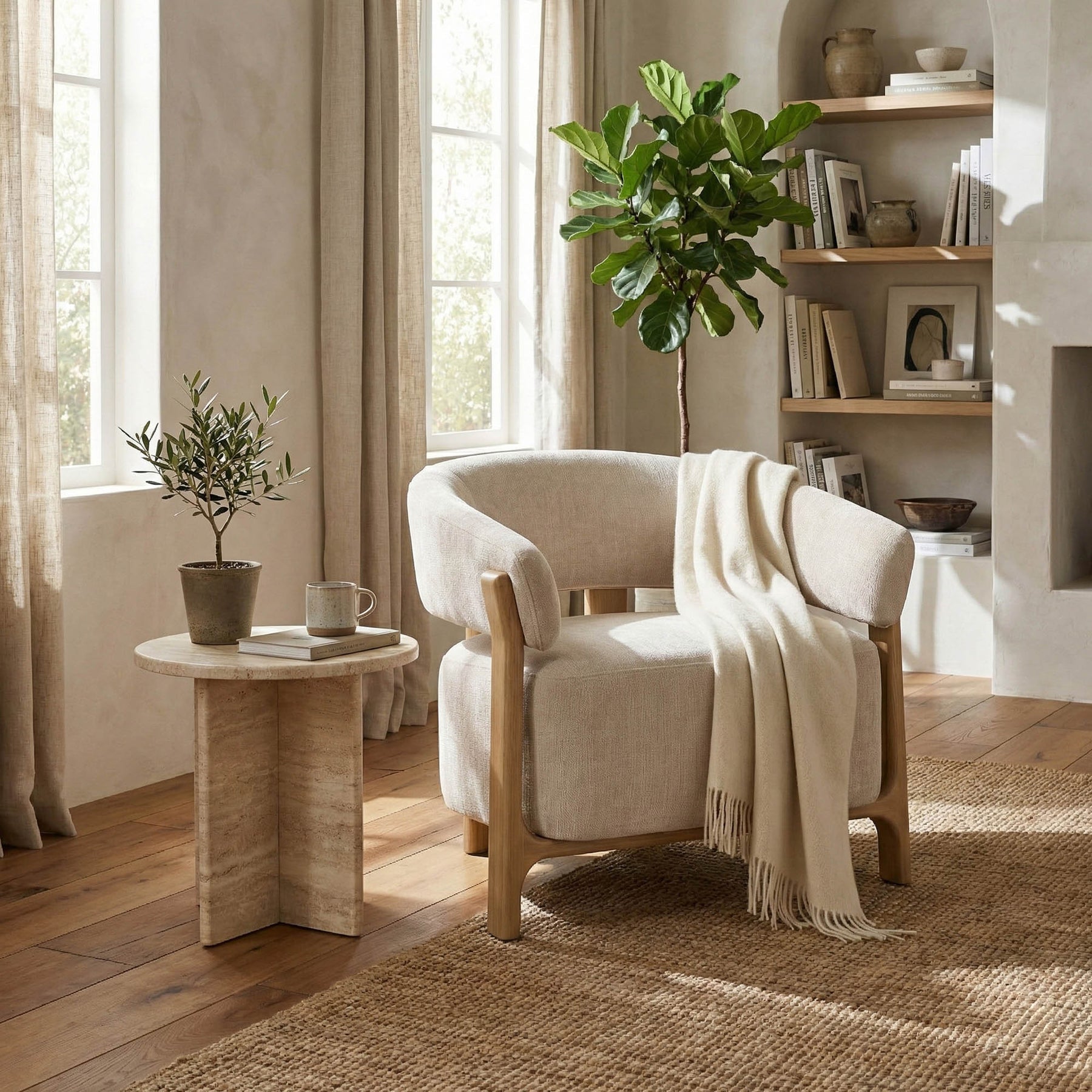 Harlow Club Chair - durable construction for long-lasting use | Image 2 | InSTYLE Home & Rugs