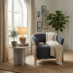 Harlow Club Chair - durable construction for long-lasting use | Image 2 | InSTYLE Home & Rugs
