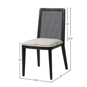 Cane Dining Chair - elegant seating for dining areas | Image 3 | InSTYLE Home & Rugs