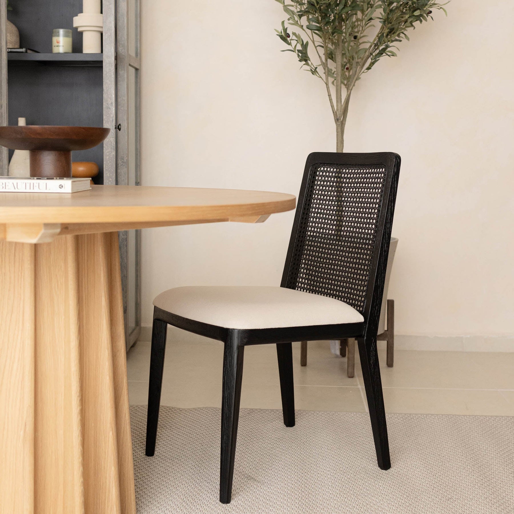Cane Dining Chair - elegant seating for dining areas | Image 2 | InSTYLE Home & Rugs