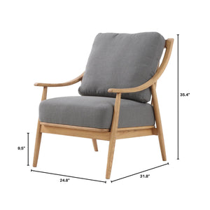 Kinsley Club Chair - durable construction for long-lasting use | Image 9 | InSTYLE Home & Rugs