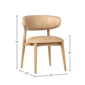 Milo Dining Chair - elegant seating for dining areas | Image 3 | InSTYLE Home & Rugs