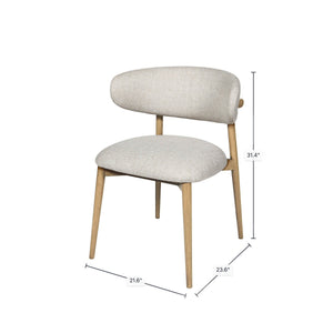 Milo Dining Chair - comfortable dining experience | Image 3 | InSTYLE Home & Rugs