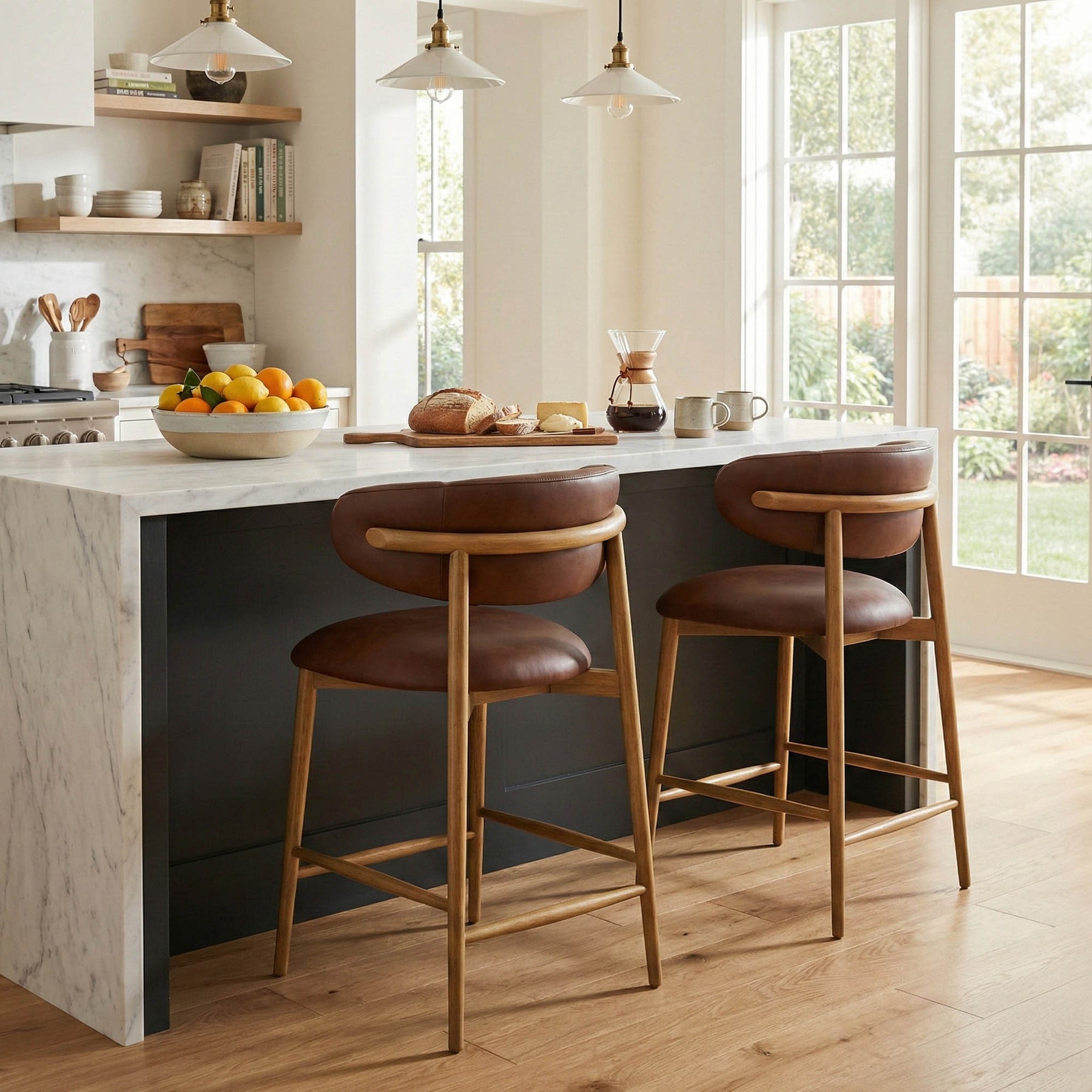 Milo Counter Stool - sleek stools for kitchen bars | Image 2 | InSTYLE Home & Rugs