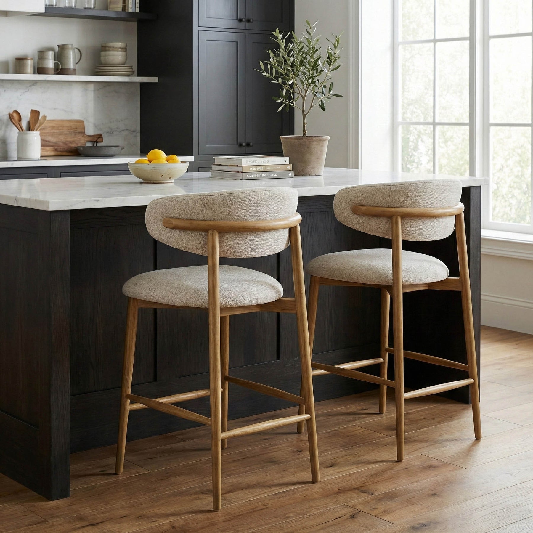 Milo Counter Stool - sleek stools for kitchen bars | Image 2 | InSTYLE Home & Rugs