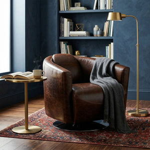 Lannister Swivel Club Chair - durable construction for long-lasting use | Image 2 | InSTYLE Home & Rugs