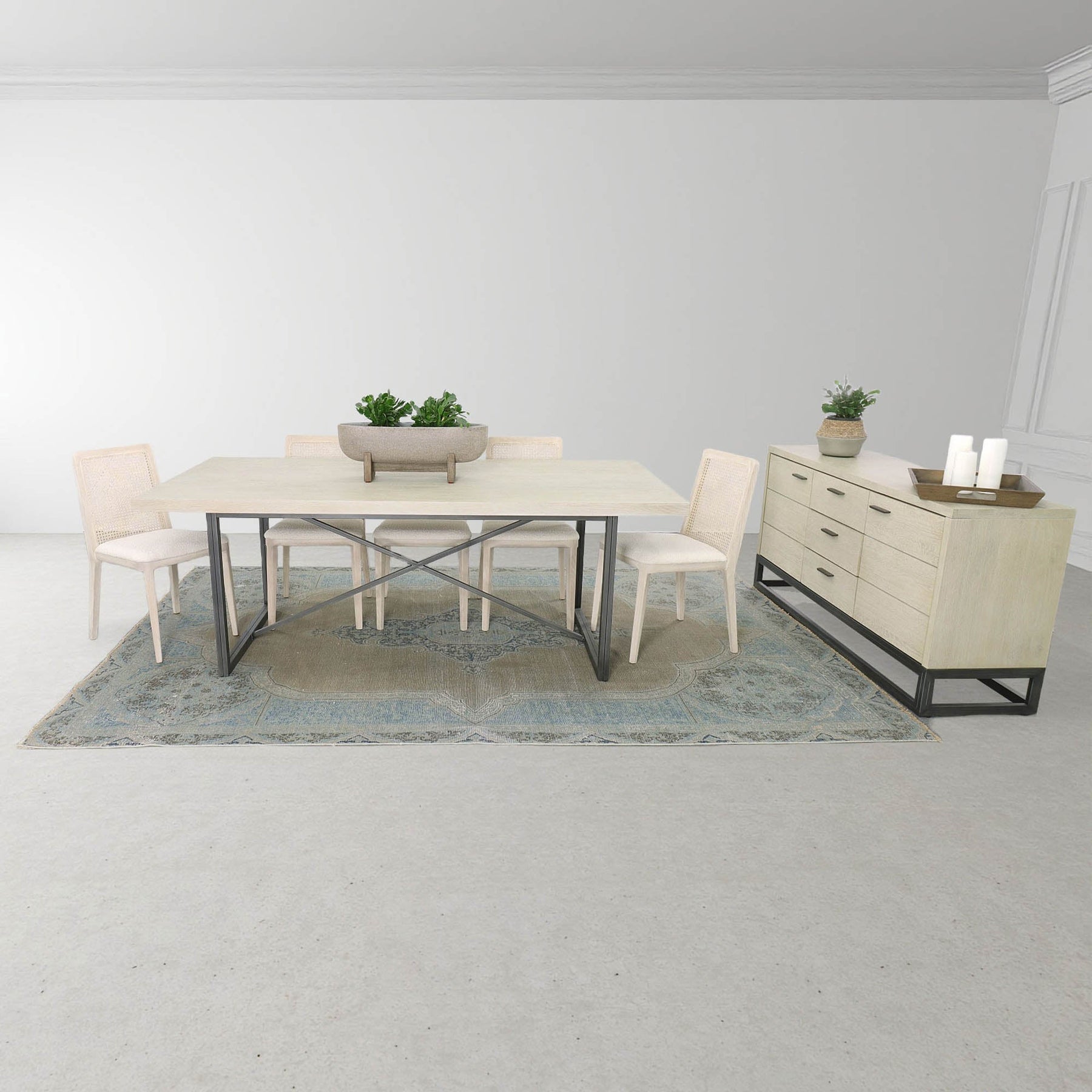 Starlight Dining Table - elegant seating for dining areas | Image 2 | InSTYLE Home & Rugs