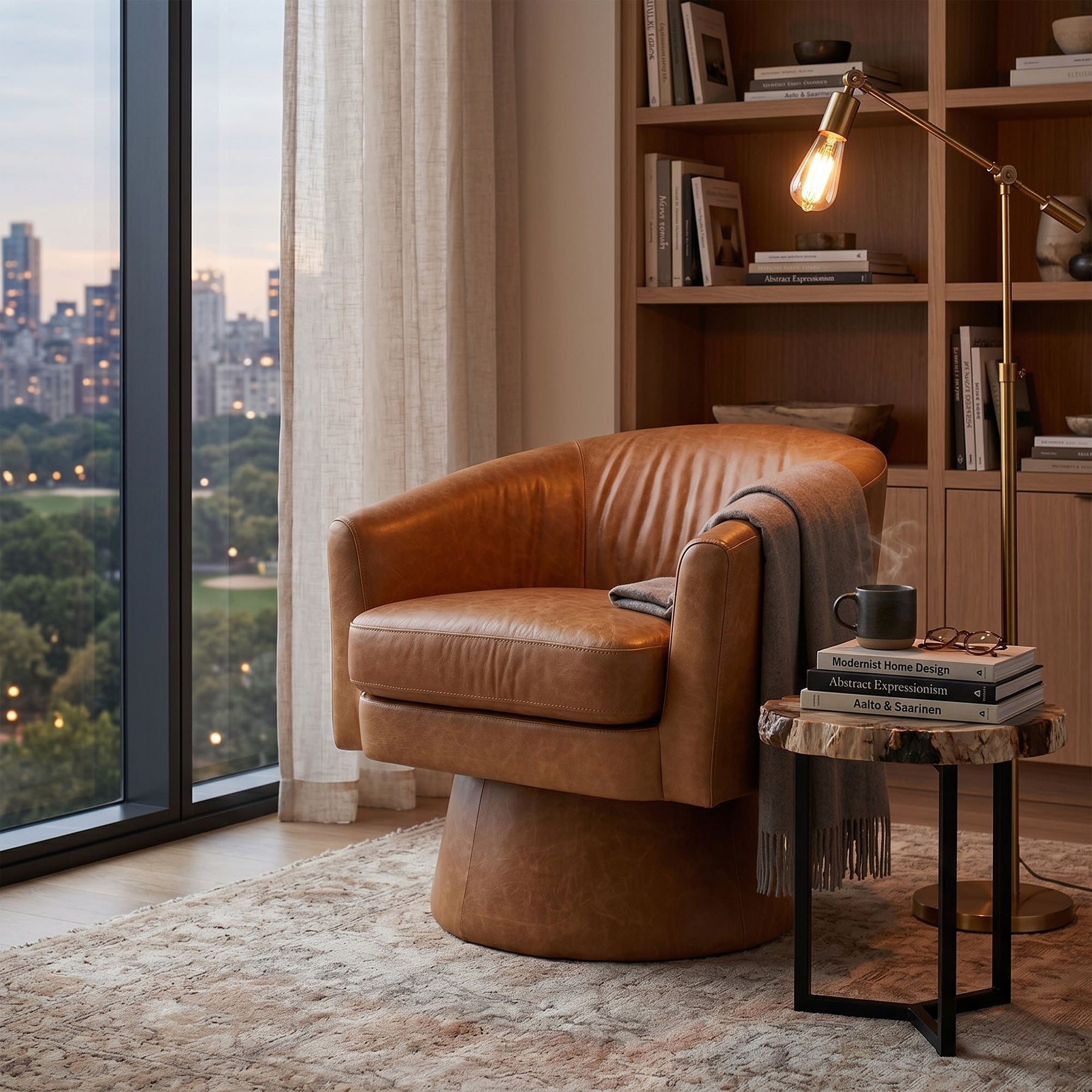 Study Swivel Club Chair - variety of styles from classic to contemporary | Image 2 | InSTYLE Home & Rugs