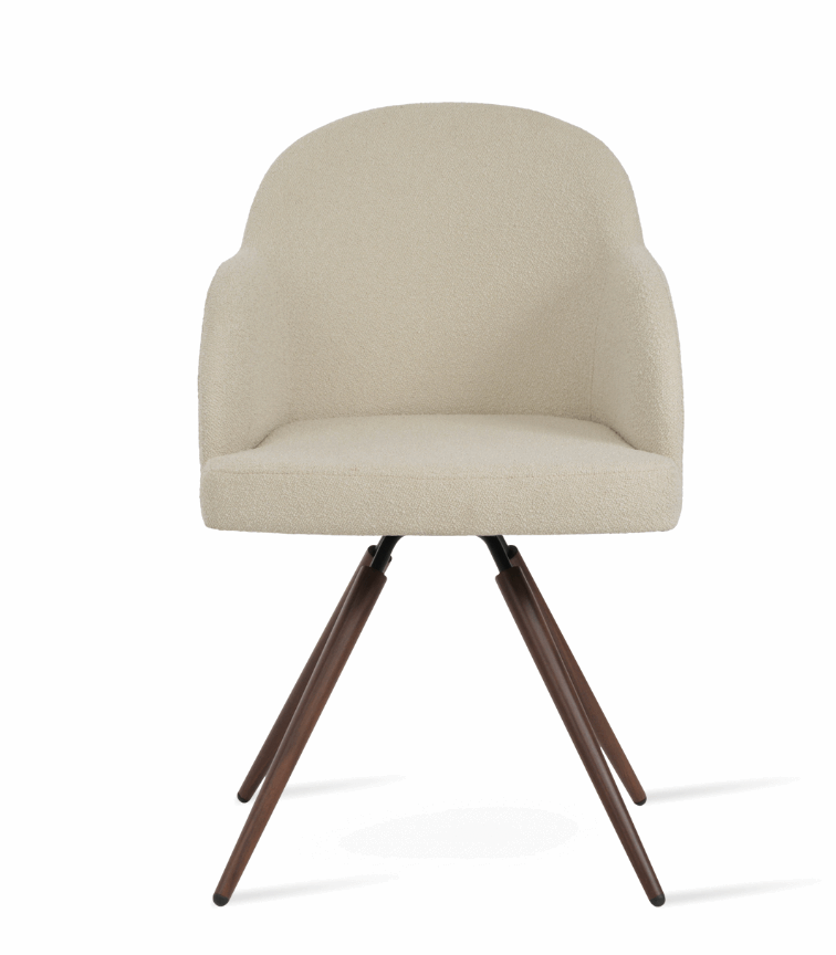 Alice Carrot Swivel - stylish chairs for any table | Image 1 | InSTYLE Home & Rugs