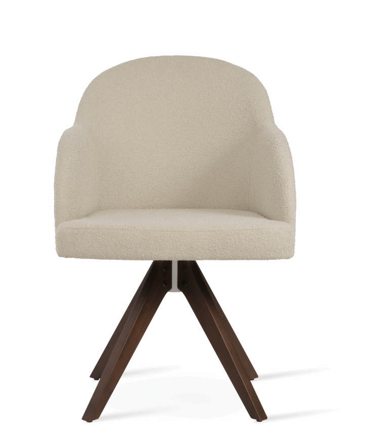 Alice Pyramid Swivel - stylish chairs for any table | Image 1 | InSTYLE Home & Rugs