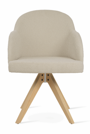 Alice Pyramid Swivel - stylish chairs for any table | Image 2 | InSTYLE Home & Rugs