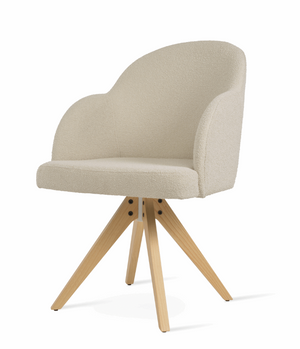 Alice Pyramid Swivel - stylish chairs for any table | Image 3 | InSTYLE Home & Rugs