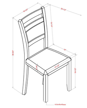 Conrad 3pc Dining Set - comfortable dining experience | Image 7 | InSTYLE Home & Rugs