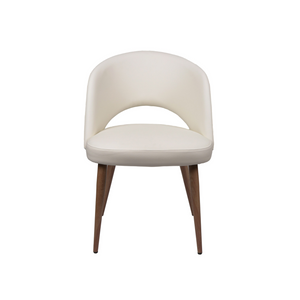 Turner Chair — PU Leather Dining Chair with Wood-Look Metal Base - pu leather dining chair with a wood-look metal base | Image 8 | InSTYLE Home & Rugs