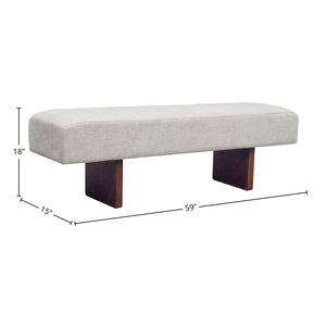 Francesca Bench - durable bench with modern style | Image 2 | InSTYLE Home & Rugs