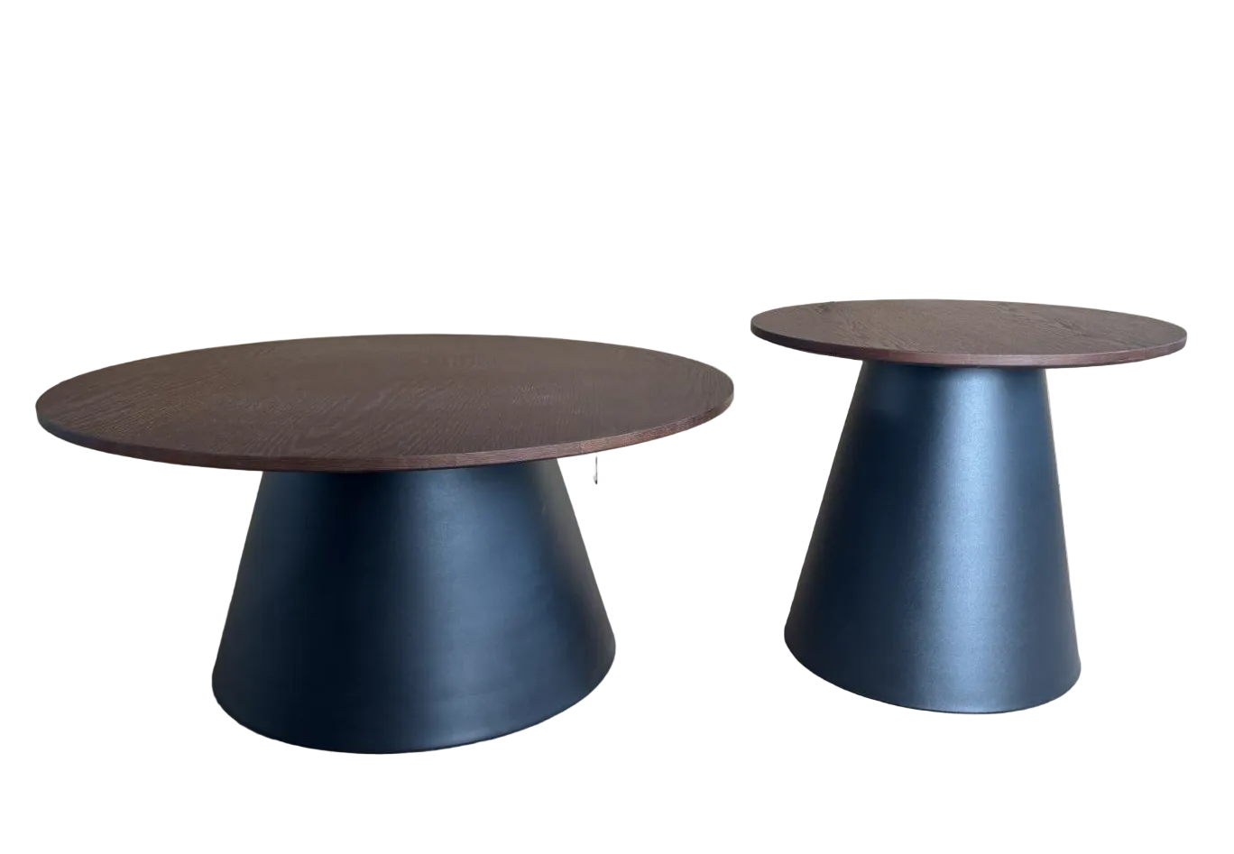 Walker nesting tables (set of 2) GY-NEST-31 Walnut Wood Veneer - accent tables for living rooms | Image 2 | InSTYLE Home & Rugs