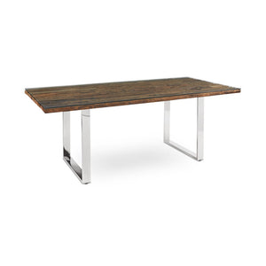 Railwood Dining Table - durable and easy to maintain, with a sleek, modern look | Image 2 | InSTYLE Home & Rugs