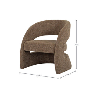 Virgo Club Chair - durable construction for long-lasting use | Image 3 | InSTYLE Home & Rugs