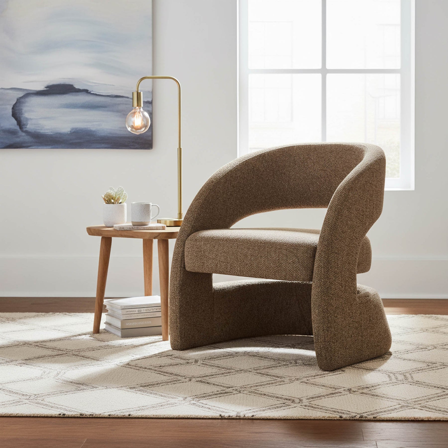 Virgo Club Chair - durable construction for long-lasting use | Image 2 | InSTYLE Home & Rugs