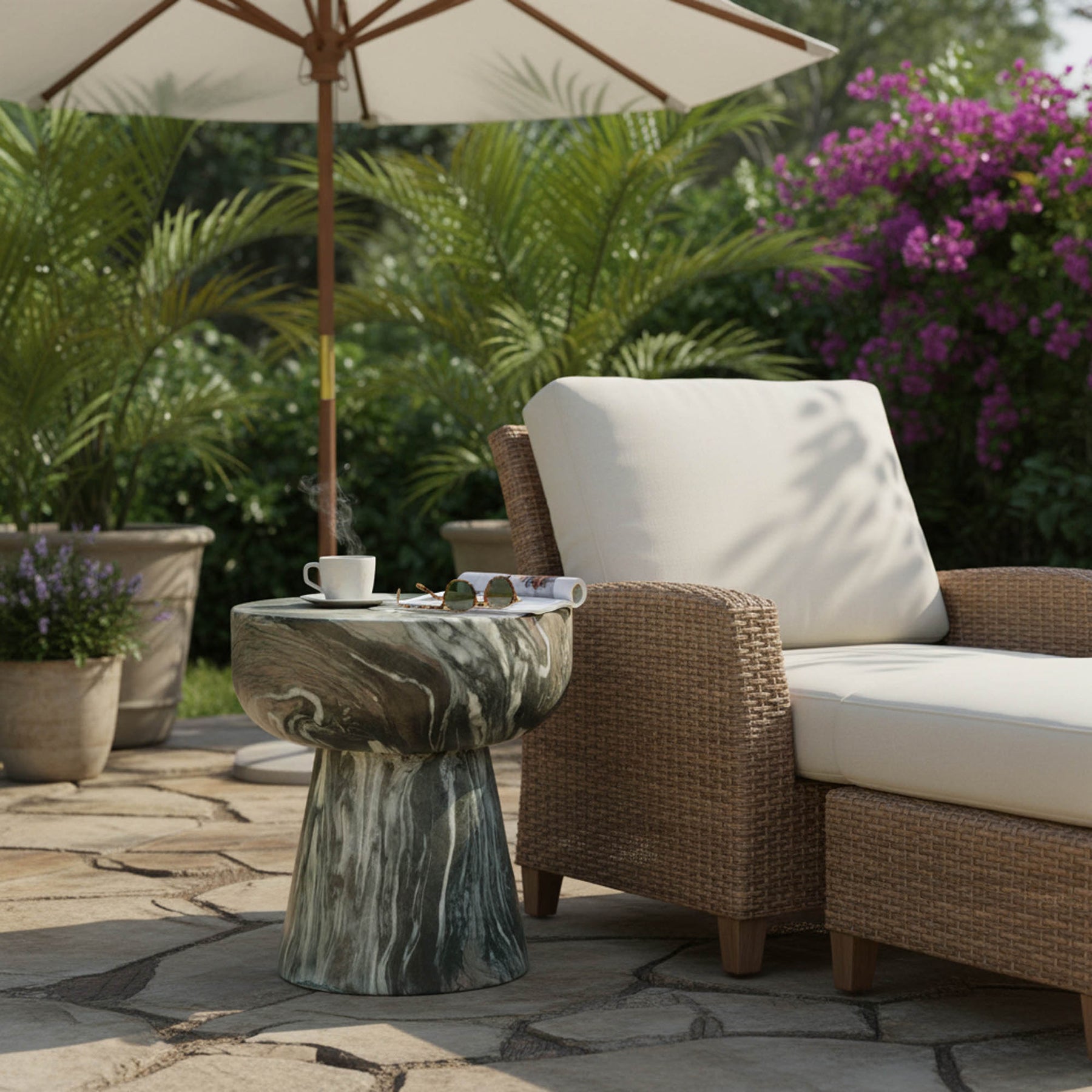 Binx Side Table - perfect for holding drinks, lamps, and other essentials | Image 2 | InSTYLE Home & Rugs