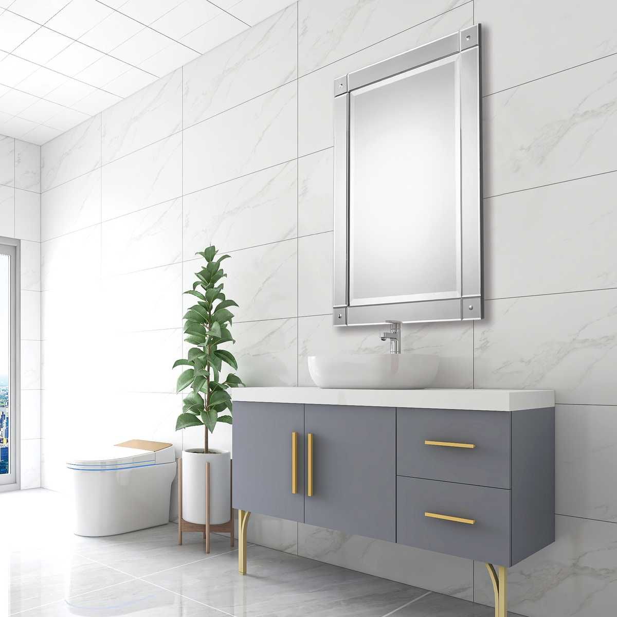 Mirror W00401 - available in various shapes, sizes, and frame styles | Image 1 | InSTYLE Home & Rugs