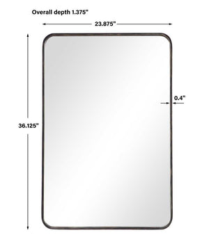 Mirror W00460 - perfect for enhancing light and creating a sense of space | Image 7 | InSTYLE Home & Rugs