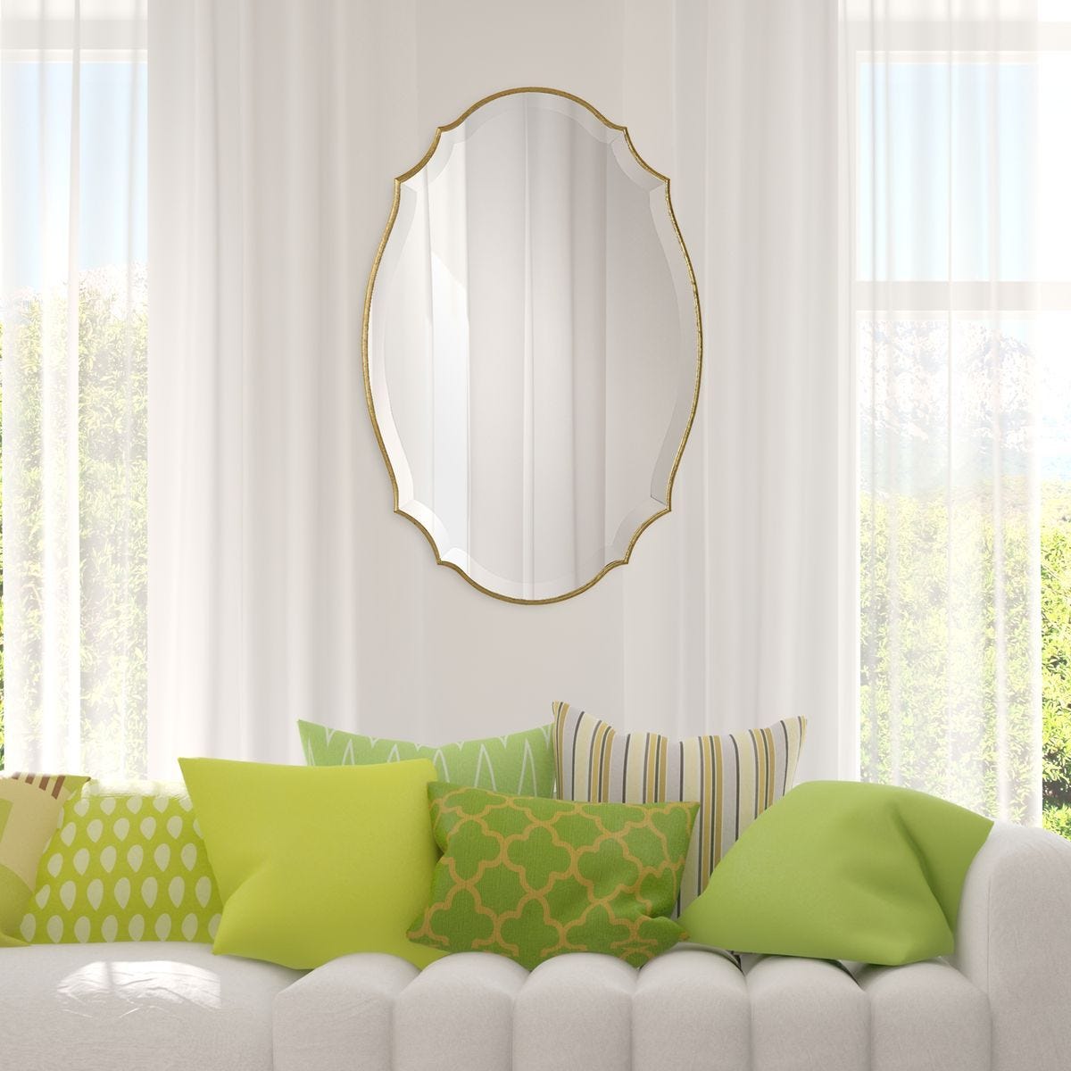 Mirror W00531 - available in various shapes, sizes, and frame styles | Image 1 | InSTYLE Home & Rugs