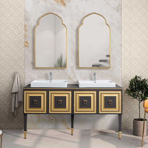 Mirror W00534 - perfect for enhancing light and creating a sense of space | Image 1 | InSTYLE Home & Rugs