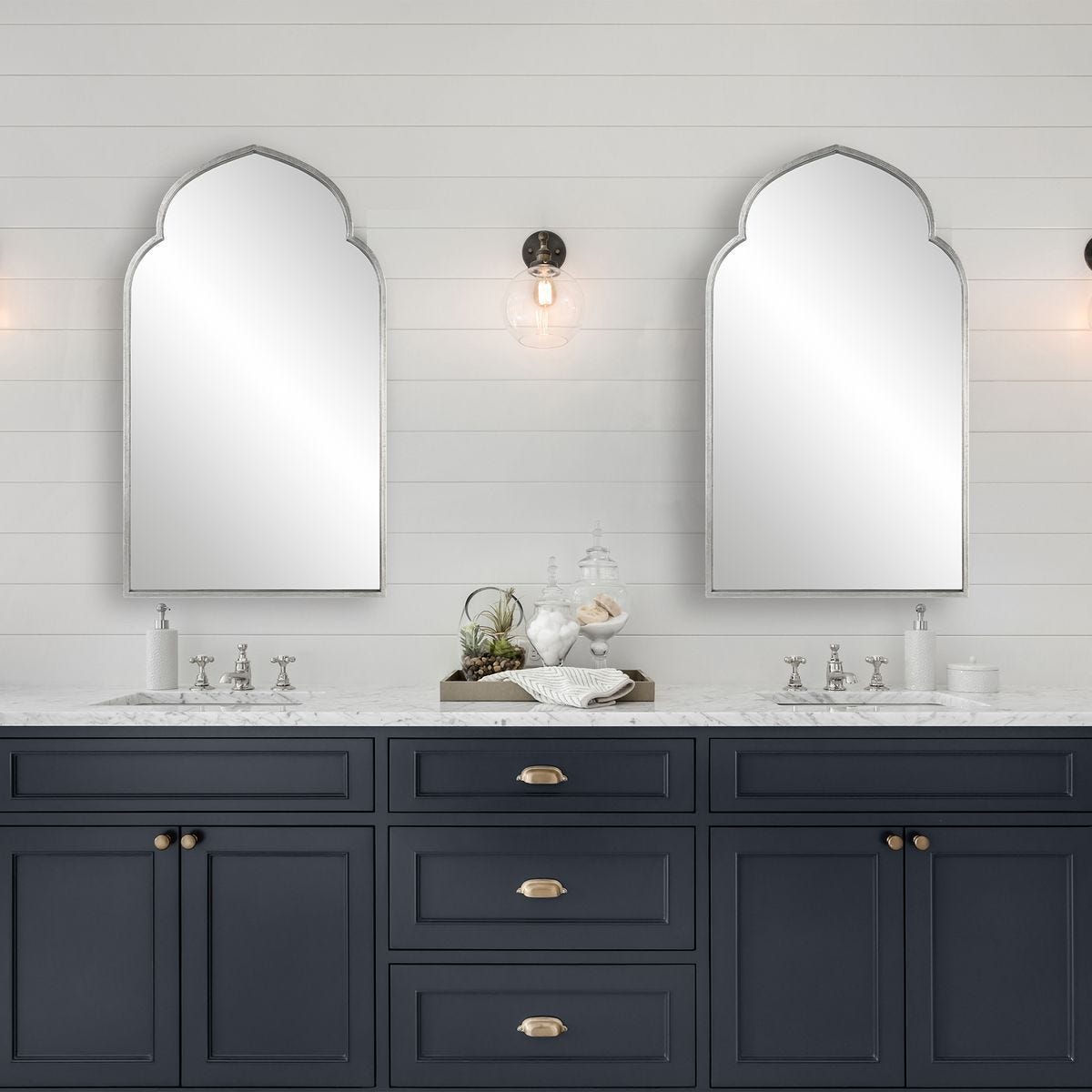 Mirror W00535 - perfect for enhancing light and creating a sense of space | Image 1 | InSTYLE Home & Rugs
