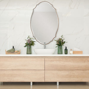 Mirror W00565 - perfect for enhancing light and creating a sense of space | Image 1 | InSTYLE Home & Rugs