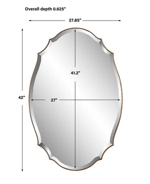 Mirror W00565 - perfect for enhancing light and creating a sense of space | Image 8 | InSTYLE Home & Rugs