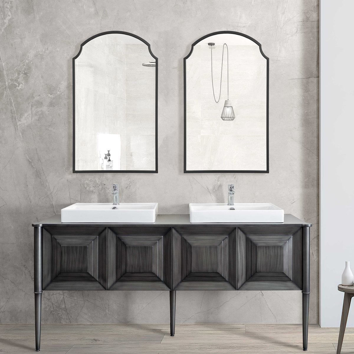 Mirror W00577 - perfect for enhancing light and creating a sense of space | Image 1 | InSTYLE Home & Rugs
