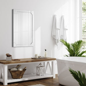 Mirror W00603 - perfect for enhancing light and creating a sense of space | Image 1 | InSTYLE Home & Rugs