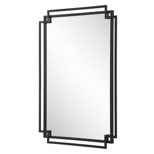 Mirror W00612 - perfect for enhancing light and creating a sense of space | Image 4 | InSTYLE Home & Rugs